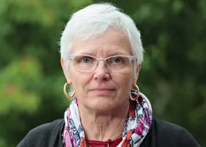 Judy Lief looks at the camera.